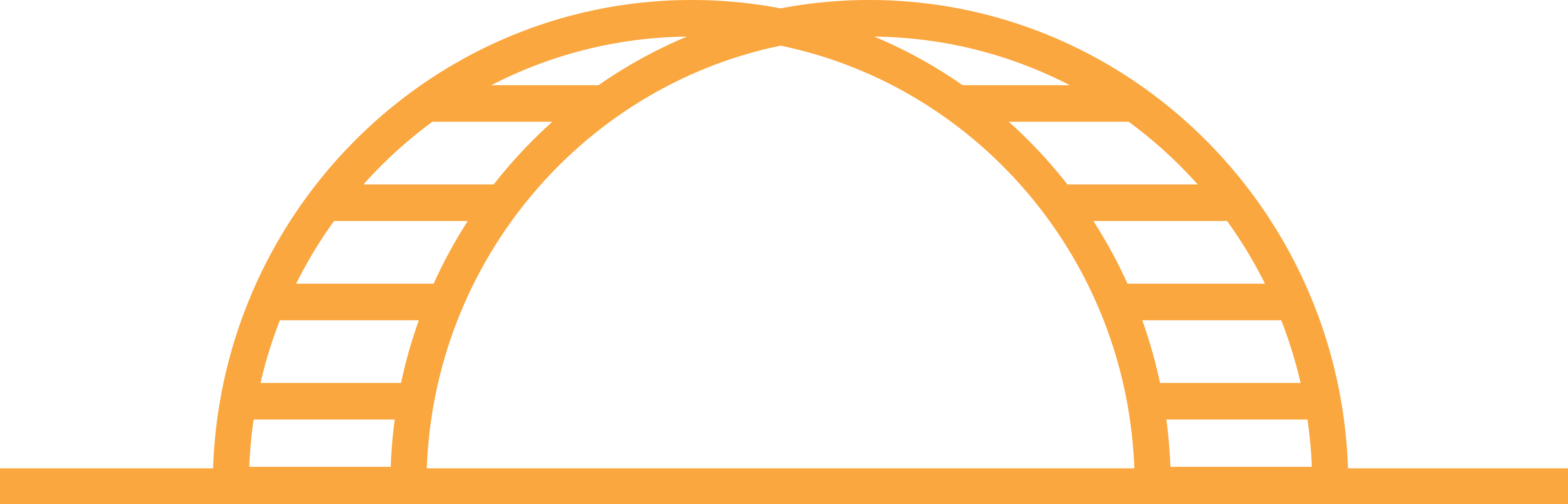 Stylized orange bridge icon